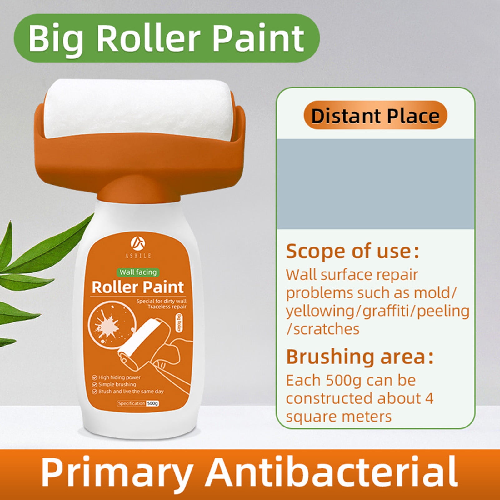 Small Roller Wall Patching Brush Wall Repair Roller Paint for DIY