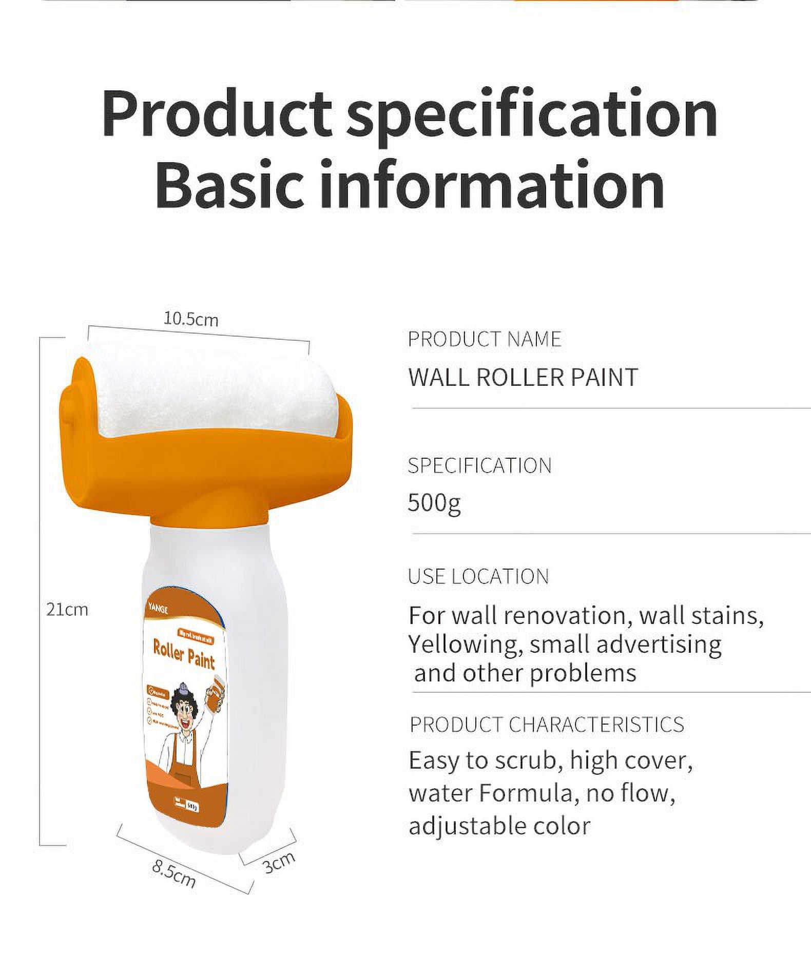 Small Roller Wall Patching Brush Wall Repair Paste Roller For DIY