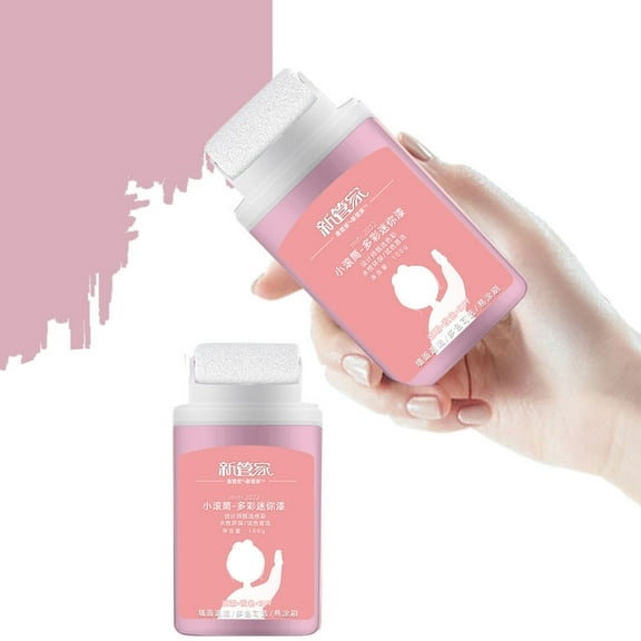 Small Roller Wall Patching Brush, Wall Repair Paste Roller with 2 Sandpaper, Wall Repair Paste for DIY Renovation Wall Surface Hole Fill Quick