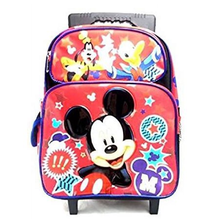 Small Rolling Backpack - Disney - Red New 109592