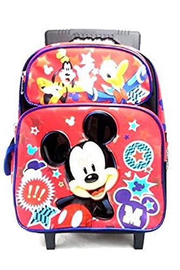 Small Rolling Backpack - Disney - Red New 109592