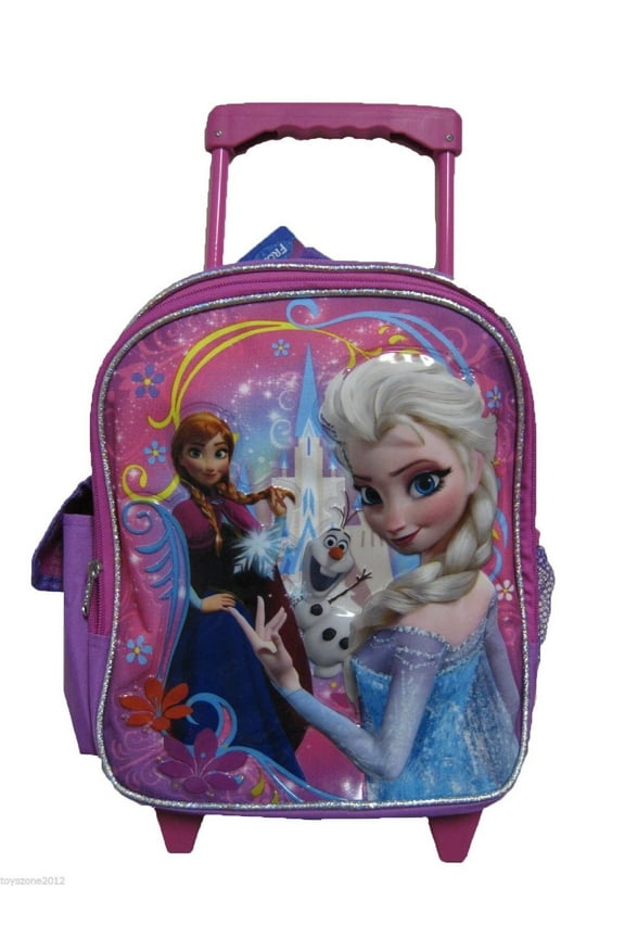 Small Rolling Backpack - - Frozen Anna & Elsa 12 New 642631