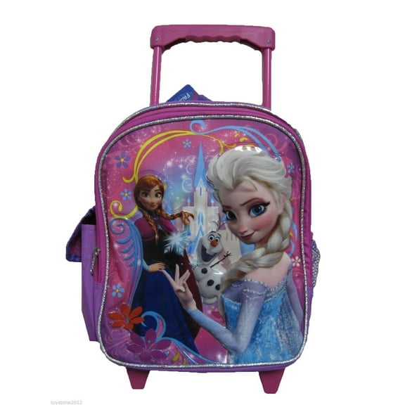 Small Rolling Backpack - - Frozen Anna & Elsa 12 New 642631