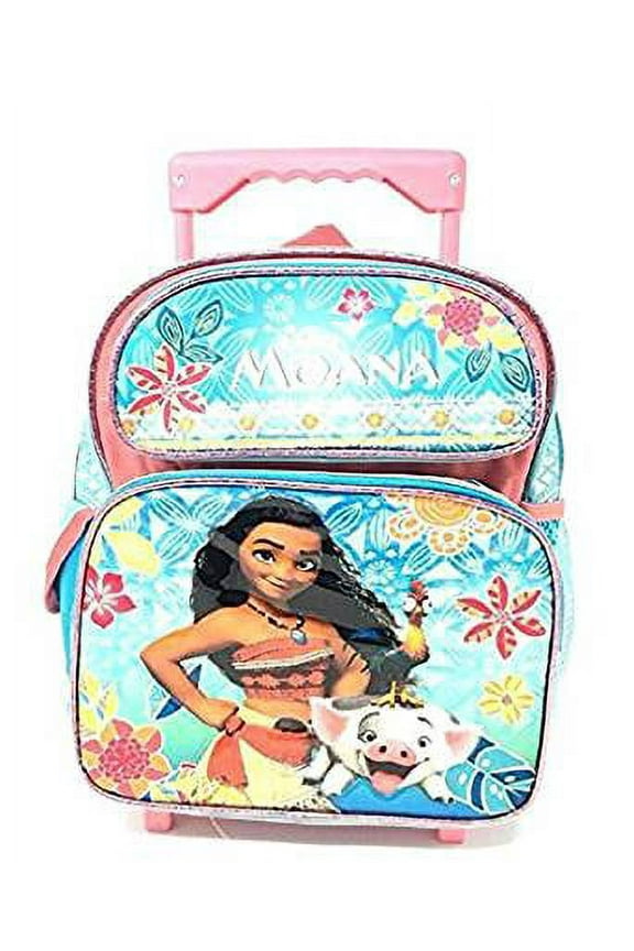 Small Rolling Backpack - - Moana - Blue/Pink 12 School Bag 125394