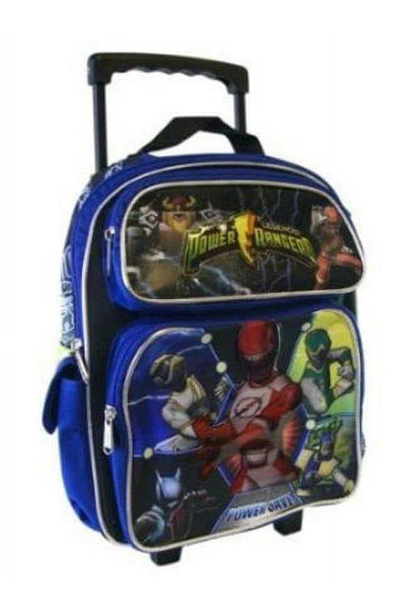 Small Rolling Backpack - Power Ranger - Blue New School Bag 498221