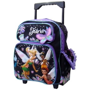 Small Rolling Backpack - - Tinkerbell - Fairies School Bag New 496791