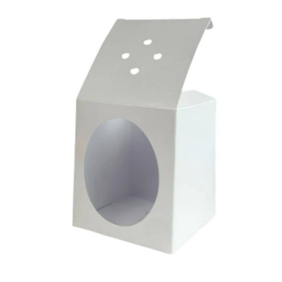 Small Romeo Glossy White Gift Box - Candle Making Gift Box (Case of 48) FREE SHIPPING