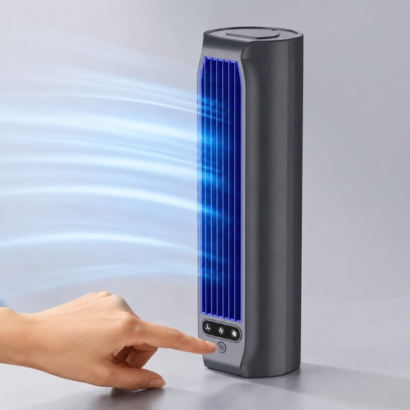 Small Room Mini Air Conditioner Portable, Mini Ac Unit Cooler, Wall Cooler No Window with Remote Control 3 Speed Fan for Home Kitchen & Bedroom Use
