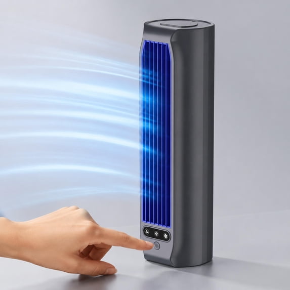 Small Room Mini Air Conditioner Portable, Mini Ac Unit Cooler, Wall Cooler No Window with Remote Control 3 Speed Fan for Home Kitchen & Bedroom Use
