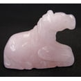 thumbnail image 1 of Small Rose Quartz Horse Statue, 1 of 1