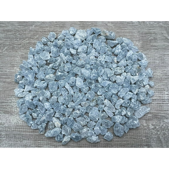 Small Rough Celestite Stones , 0.35-1" Raw Crystals (Celestite , 0.25 Pound)