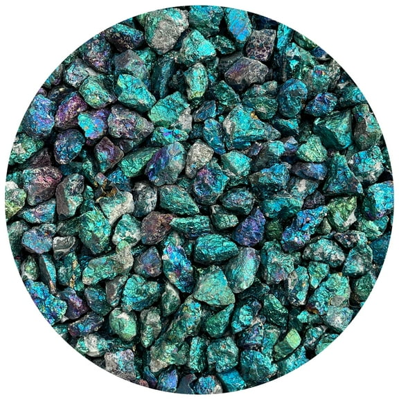 Small Rough Chalcopyrite Stones , 0.5-1" Raw Crystals (Chalcopyrite, 0.5 Pound)