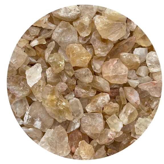 Small Rough Citrine Stones , 0.25-1.25" Raw Crystals (Citrine, 5 Pounds)
