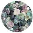 thumbnail image 1 of Small Rough Rainbow Fluorite Stones , 0.75-1.25" Raw Crystals (Rainbow Fluorite, 5 Pounds), 1 of 9