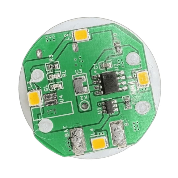 Small Round 38Mm Touch Activated LED Lamp With Type C Charging Bedside Lamp For Home Offices And Camping Use