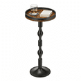thumbnail image 1 of Small Round Drink Table,Pedestal Tables,Small Round Side Table for Narrow Spaces,End Table for Living Room, Bedroom, Bathroom,Balcony, 1 of 8
