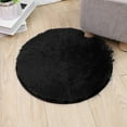thumbnail image 1 of Small Round Fluffy Area Rug for Bedroom Cute Shaggy Circle Area Rug Soft Furry Floor Carpet for Nursery Living Room Bedroom Playroom Dorm Indoor Aesthetic Home Decor 16 Inch, 1 of 9