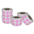 thumbnail image 1 of Small Round Labels Pastel Pink Color Coding 1/2 inch (0.5) - 5 Rolls - 5400 Pack - Circle Labels Stickers 13mm by Royal Green, 1 of 6