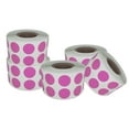 thumbnail image 1 of Small Round Labels Pink Color Coding 1/2 inch (0.5) - 5 Rolls - 5400 Pack - Circle Labels Stickers 13mm by Royal Green, 1 of 6
