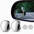 thumbnail image 1 of Small Round Mirror Rear View Mirror For Car - Rearview Mirror Car Reverser Blind Aid 360 Degree Reflector Adjustable Wide Angle Hd Paste, 1 of 6