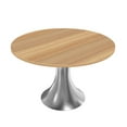 thumbnail image 1 of Small Round Office Table With Wide Pedestal Base 42" Breakroom Table, 1 of 4