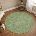 thumbnail image 1 of Small Round Rug 3Ft, Green Terracotta Splatter Non-Slip Washable Circle Rugs Carpet, Boho Mottled Vintage Rustic Indoor Outdoor Rug Floor Mats Throw Runner for Bedroom Living Room Bathroom, 1 of 8