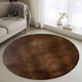 thumbnail image 1 of Small Round Rug 3Ft Washable Non-Slip, Retro Wooden Board Circle Area Rugs for Living Room Bedroom, Western Country Farmhouse Brown Wood Indoor Floor Mats Carpet Runner for Home Decor, 1 of 8
