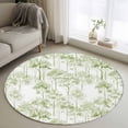 thumbnail image 1 of Small Round Rug 3Ft Washable Non-Slip, Watercolor Forest Sage Green Circle Area Rugs for Living Room Bedroom, Abstract Art Modern Trees Indoor Floor Mats Carpet Runner for Home Decor, 1 of 8