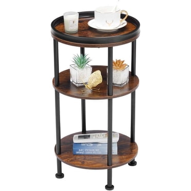 Round Bedside Table Nordic Plastic Bedside Cabinet For Bedroom