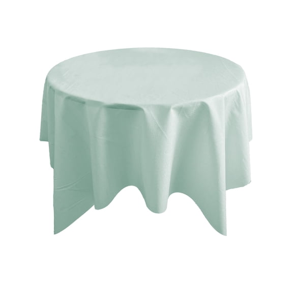 Small Round Tablecloths 35", Washable Table Cloths Circle Folding Table Covers Linen for Dining, Kitchen, Wedding, Parties