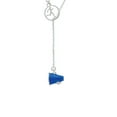 thumbnail image 1 of Small Royal Blue Megaphone Runner Disc Lariat Necklace, 1 of 1