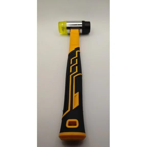 Small Rubber Mallet 30Mm Hammer Head Fiberglass Handle