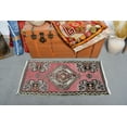 thumbnail image 1 of Small Rugs, Turkish Rug, Vintage Rug, Anatolian Rug, Rugs For Bathroom, 1.7x3.4 ft Red Rug, Door Mat Rugs, Small Boho Rug, Entry Rug, 13343, 1 of 10