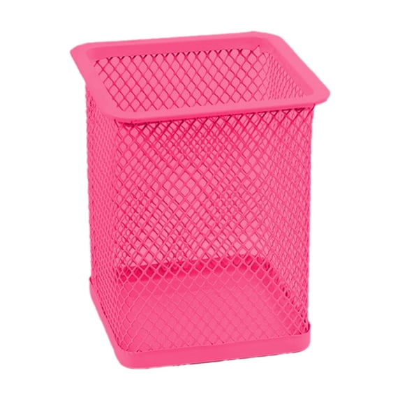 Small Safe Box Metal Hollowed Out Desktop Storage Box 9x9x10cm Multifunctional Color Mesh Small Storage Box for Student Stationery