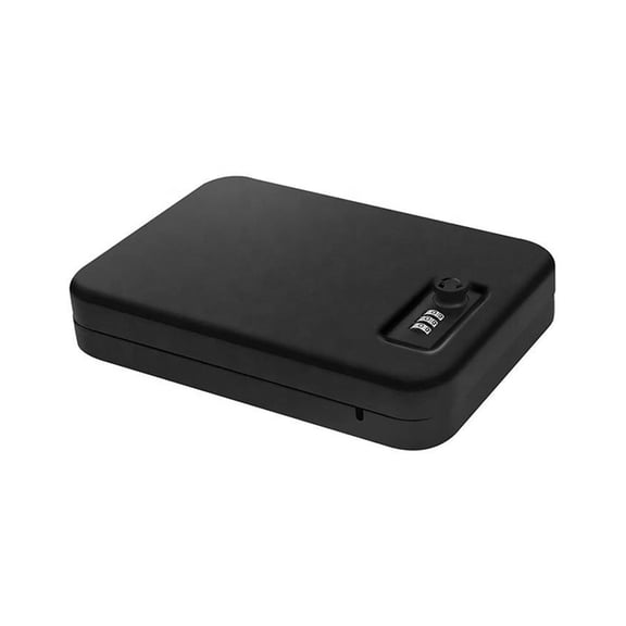 Small Safe Box Portable Travel Lock Storage Cabinet 3-Digit Password Lock Jewelry Cash ,Additional Security