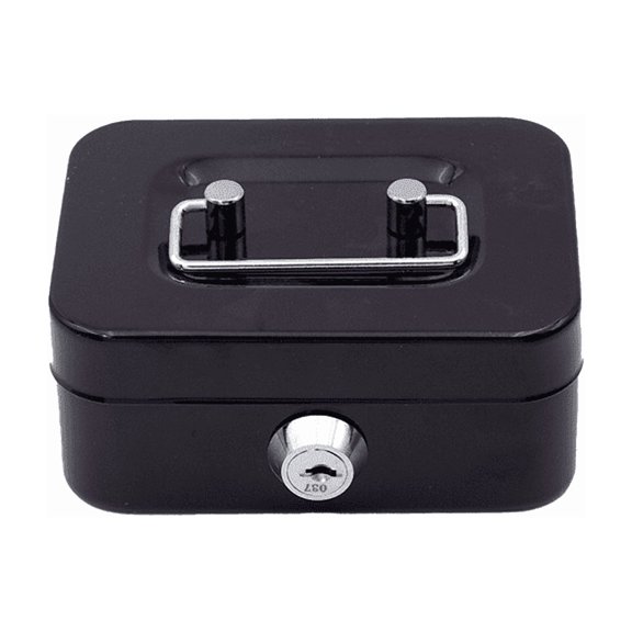 Small Safe with Key, Portable Safe Metal Money Box, Small Money Box, Cash Box With Lock And Slot, Metal Cash BoxKey Lock Security Box, Metal Cash Box Money Bank For Daily S Coin Collection