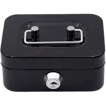 Small Safe with Key, Portable Safe Metal Money Box, Small Money Box, Cash Box With Lock And Slot, Metal Cash BoxKey Lock Security Box, Metal Cash Box Money Bank For Daily S Coin Collection, Pink