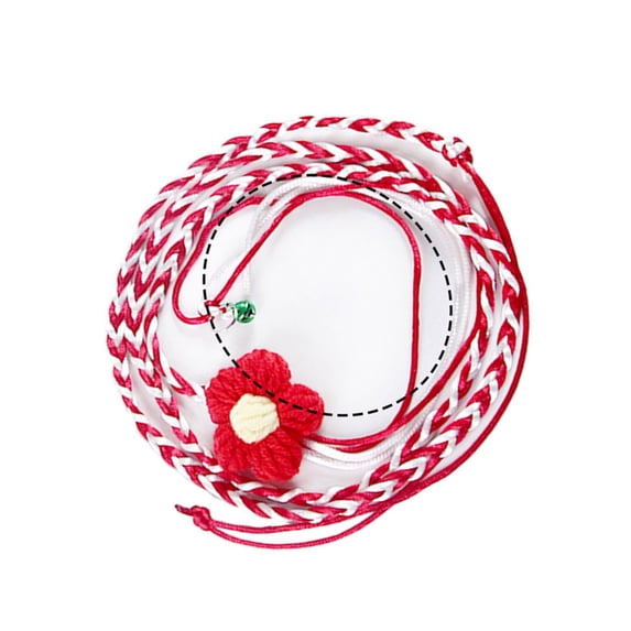 Thread Rope Small Small Safety Leash Harness With Flower Design For Walks Travel Social ...