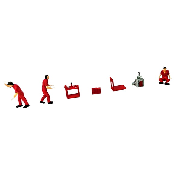 Small Scale Construction Worker Figure Excellent For Scene Building