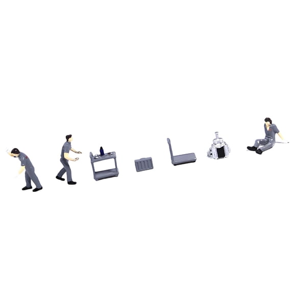 Small Scale Construction Worker Figure Excellent For Scene Building