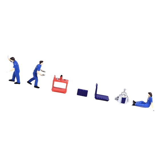 Small Scale Construction Worker Figure Excellent For Scene Building