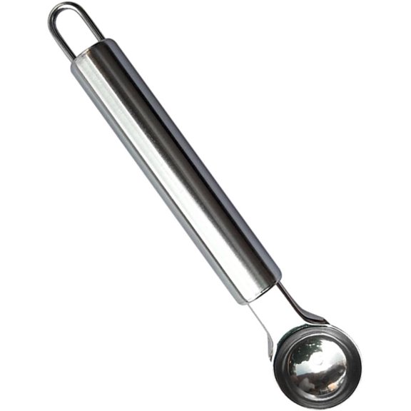 Small Scoop Ice Cream Scoop Metal Fruit Stainless Steel Melon Baller Fruit Ball ers for Food, 17X3.1CM