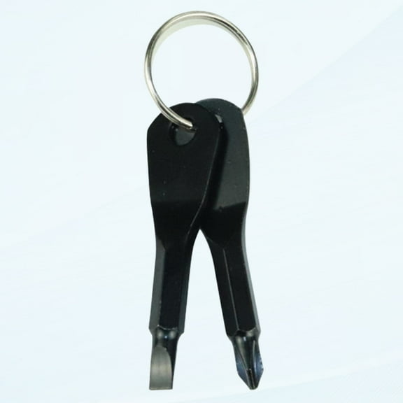 Small Screwdriver Set | 2 in 1 Phillips Screwdriver Flat Head Screwdriver with Keychain | Multi Tool Practical Mens Stocking Stuffers for Daily Repairs and Outdoor Activities