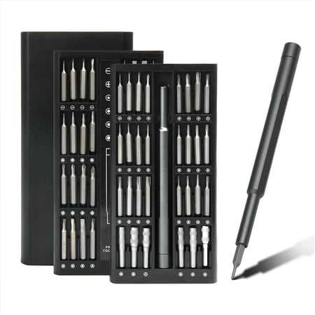 Goobetter 63 in 1 Precision Screwdriver Set,Professional Magnetic Mini Household Repair Tool Kit for Phone, Computer, Watch, Laptop, Game Console, Eyeglass