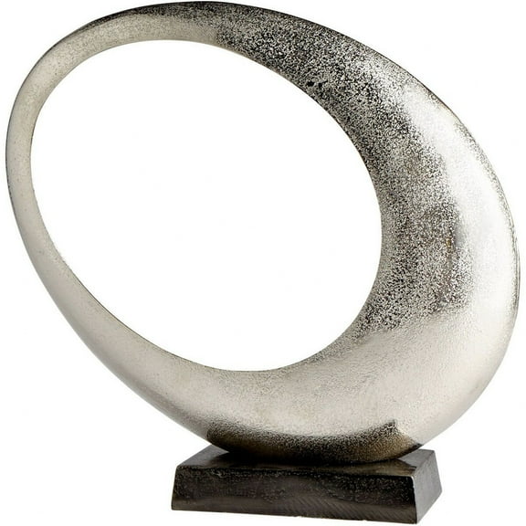 Cyan Design 08897 Clearly Through Aluminum Abstract Statue - Nickel