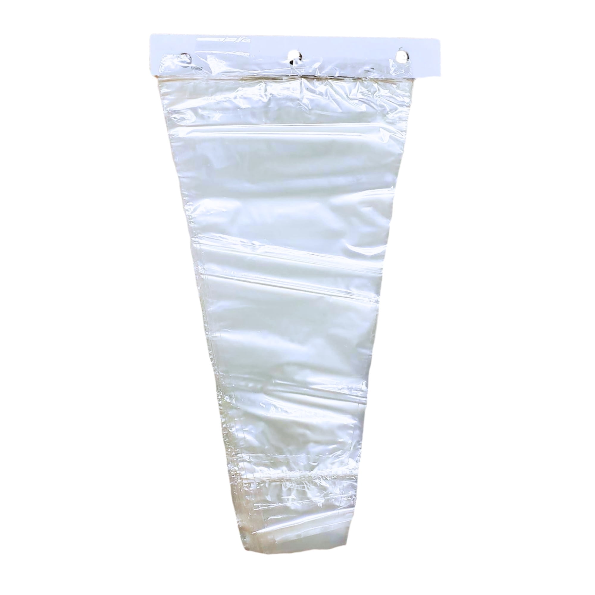 Small Sealed Bottom Bouquet Sleeves - Clear Poly - Leak-Proof - 7" x 25" - 100 Packs