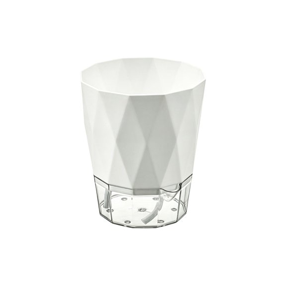 Small Self Watering Planter, Thickened Plastic Drop Resistant for Mini Herbs, Individual Box Packaging Great Gift Choice