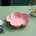 thumbnail image 1 of Small Serving Plates, Dessert Plates Set, Reusable Snack Plates, Stackable Plates for Kitchen, Dishwasher Safe, Floral Design, 21 oz Capacity, 1 of 6