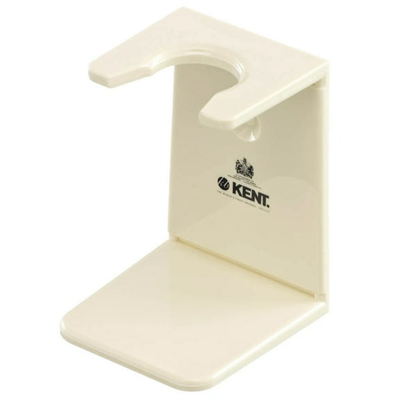 Kent VSB Small Plastic Shaving Brush Stand for Self Adhesive Hang Drying Shave Brush. Essential Part of Any Mens Shaving Kit, Shaving Brush Holder Extends Natural Bristle Shaving Brushes Life