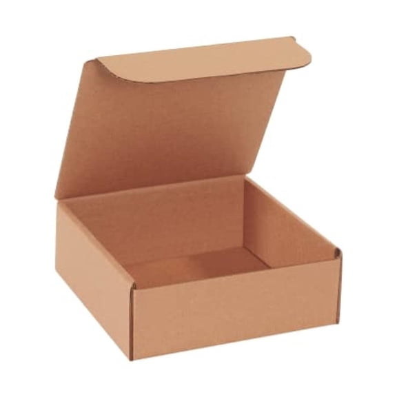 Small Shipping Boxes 8x8x3 - 50 Pack | Corrugated Cardboard Boxes for Packing, Moving, Storage & Mailing Literature - 8 Inch Boxes